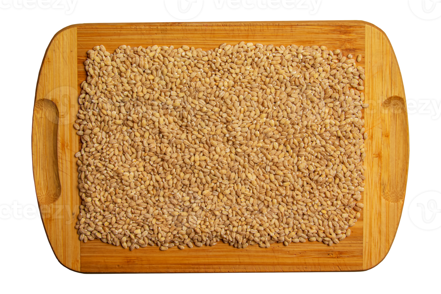 Pearl barley background close-up, top view. Pearl barley closeup, grain texture, top view. Pearl barley is processed barley grains that have been processed. png