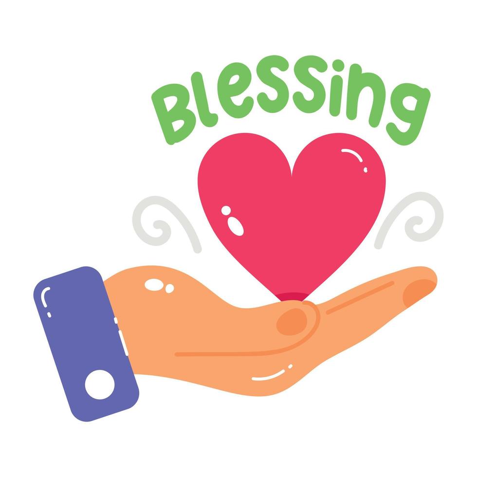Trendy Mom Blessing vector