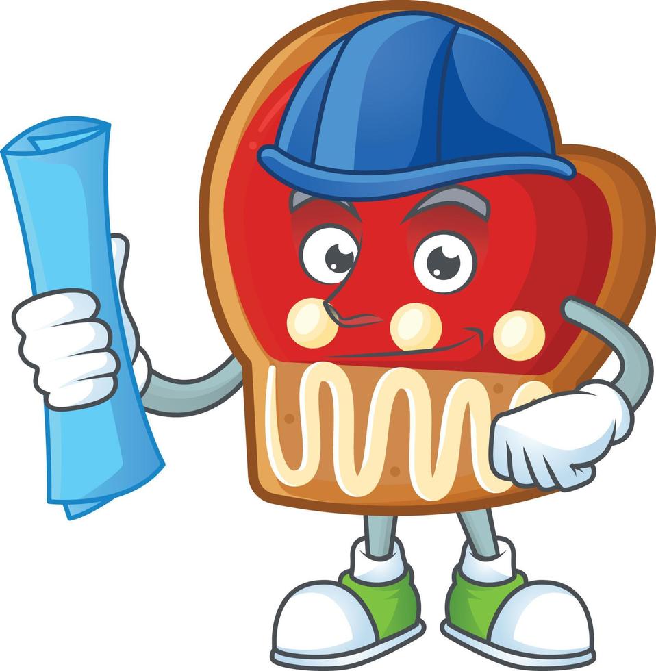 Gloves Cookies Cartoon vector