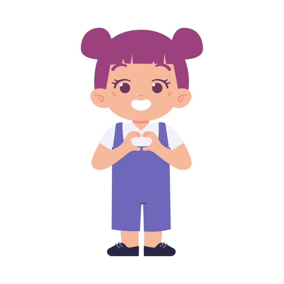 Elementary School Girl Kids vector