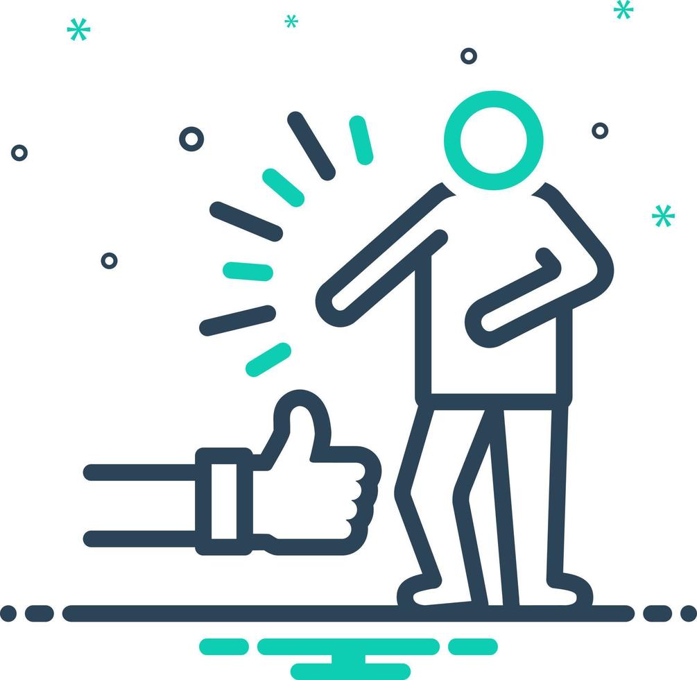 mix icon for impress vector