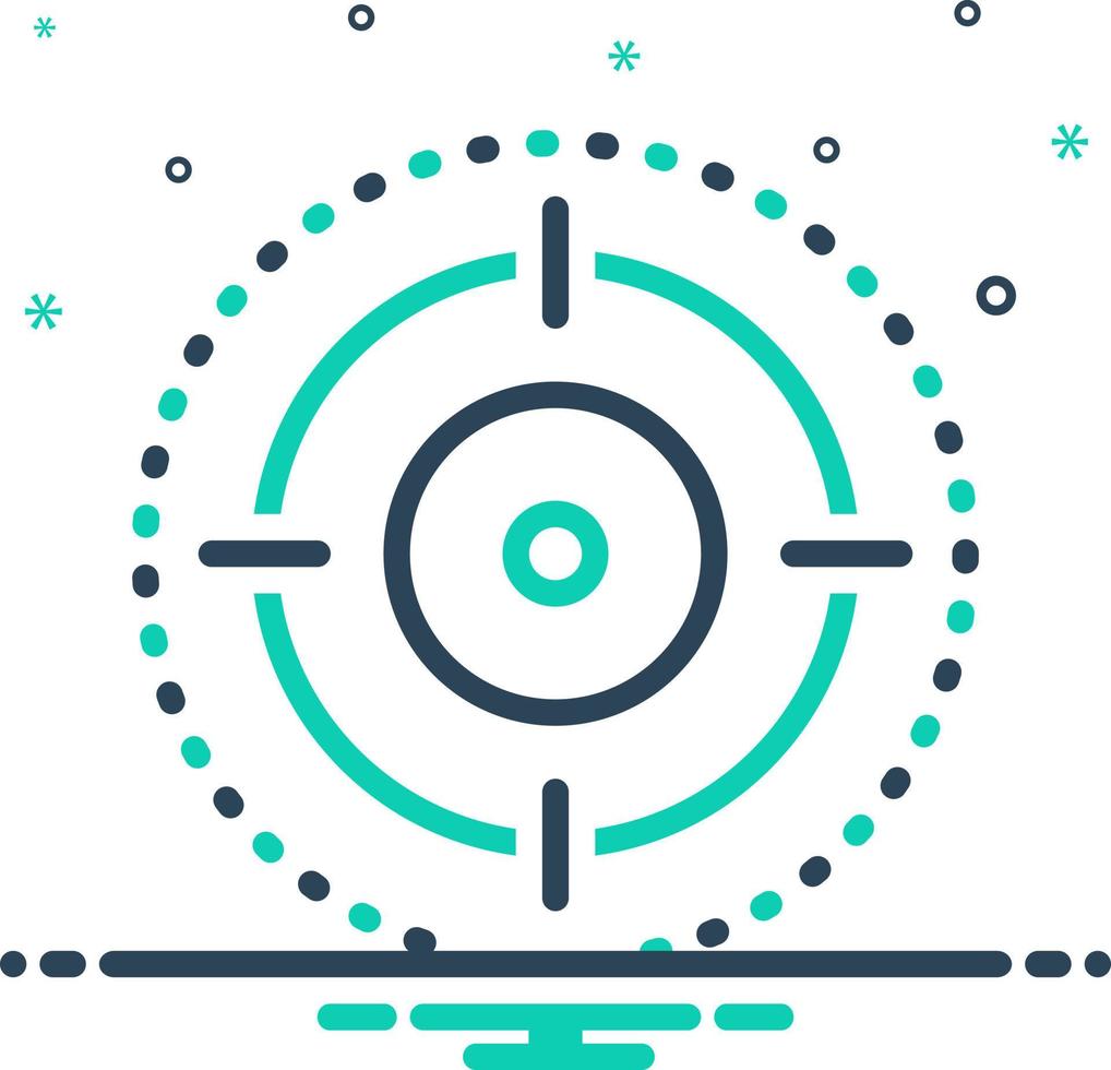 mix icon for scope vector