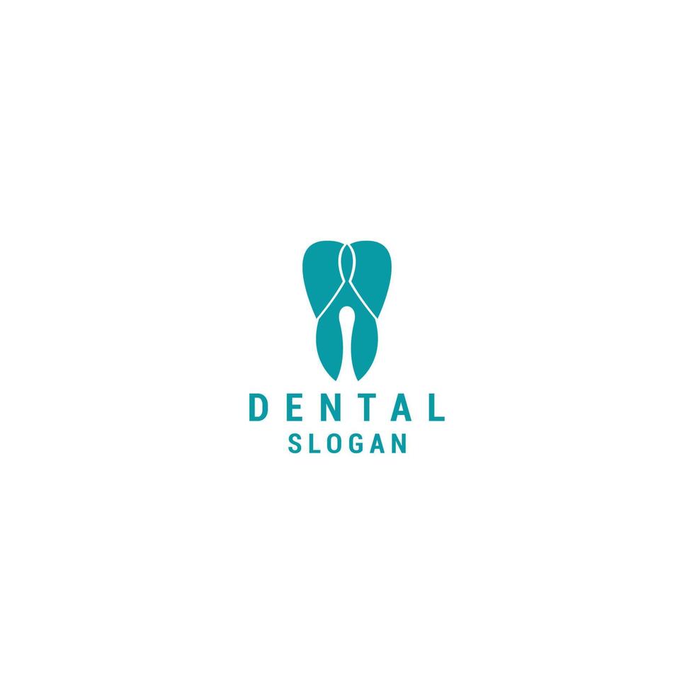 plantilla de diseño de icono de logotipo dental vector