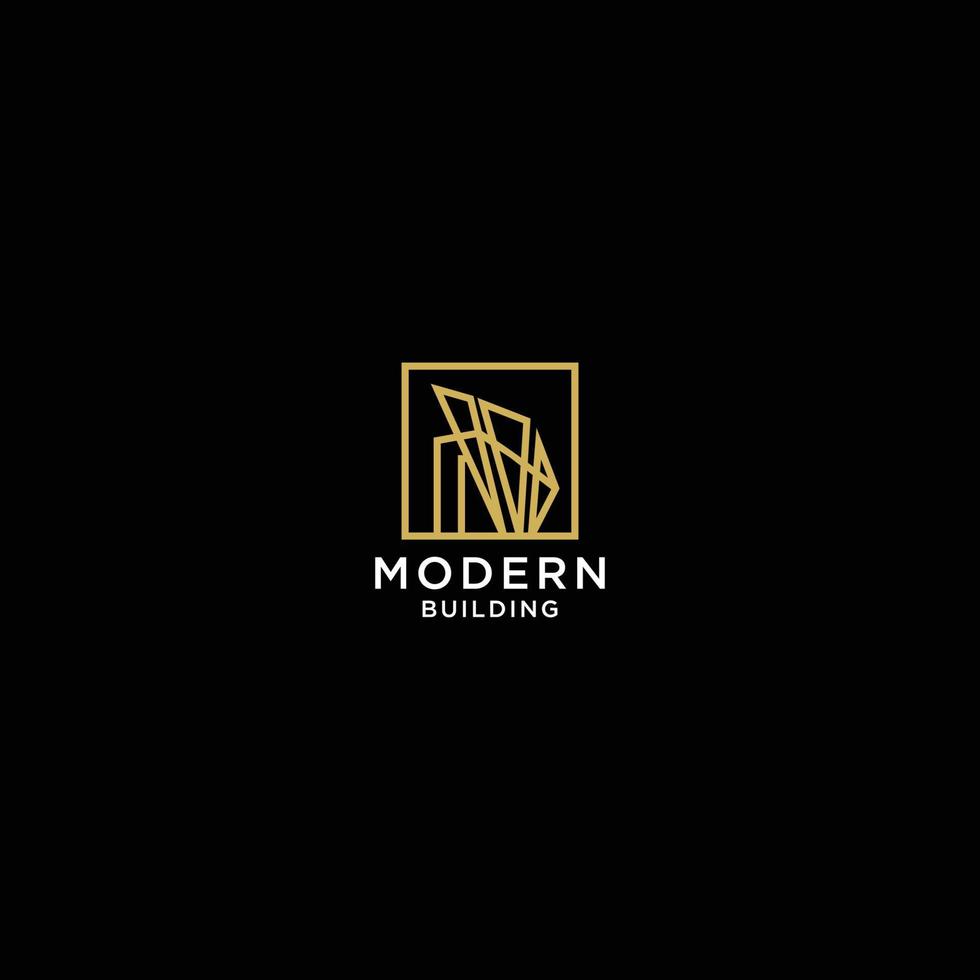 Modern Real Estate, Building and Construction Logo Vector Design