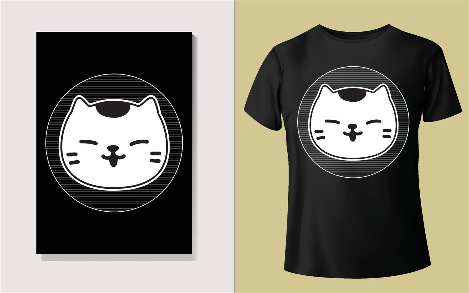 Black tee shirt design vector