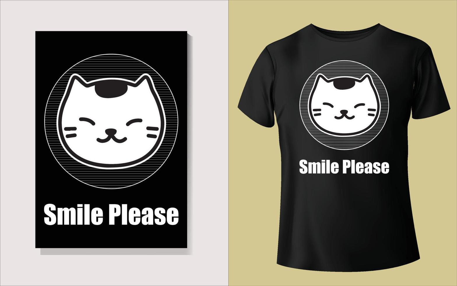 Black tee shirt design vector