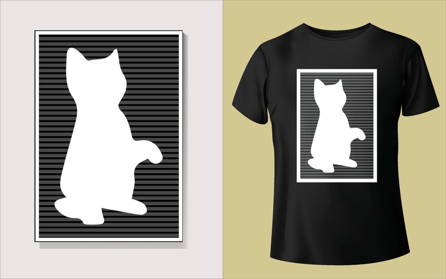 Black tee shirt design vector