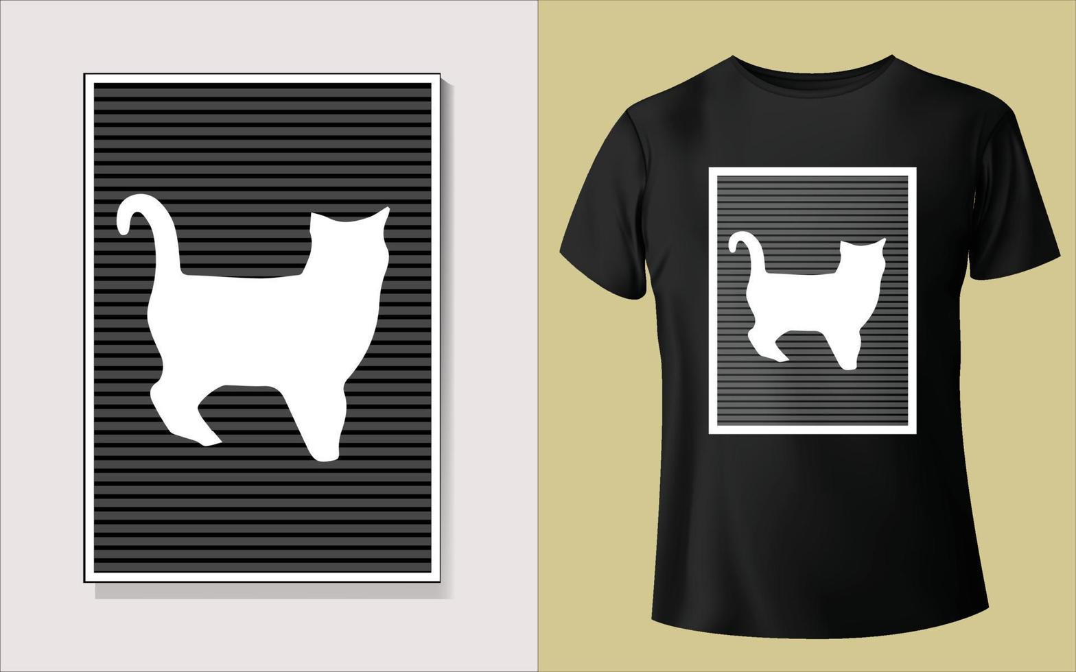 Black tee shirt design vector