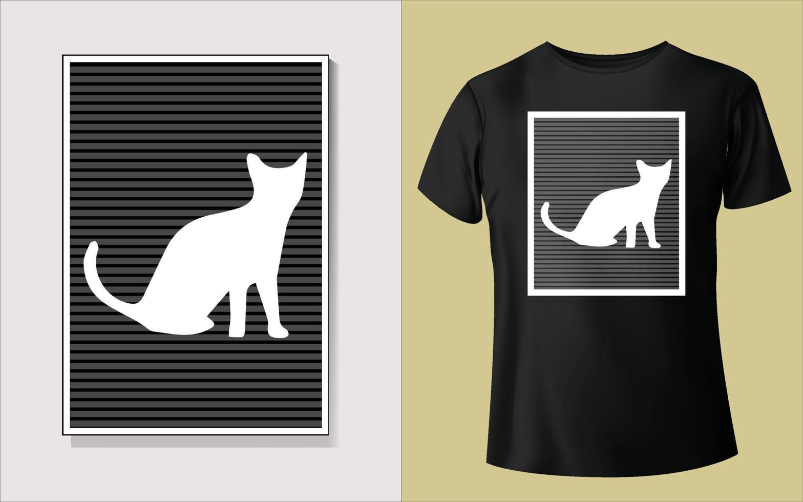 Black tee shirt design vector