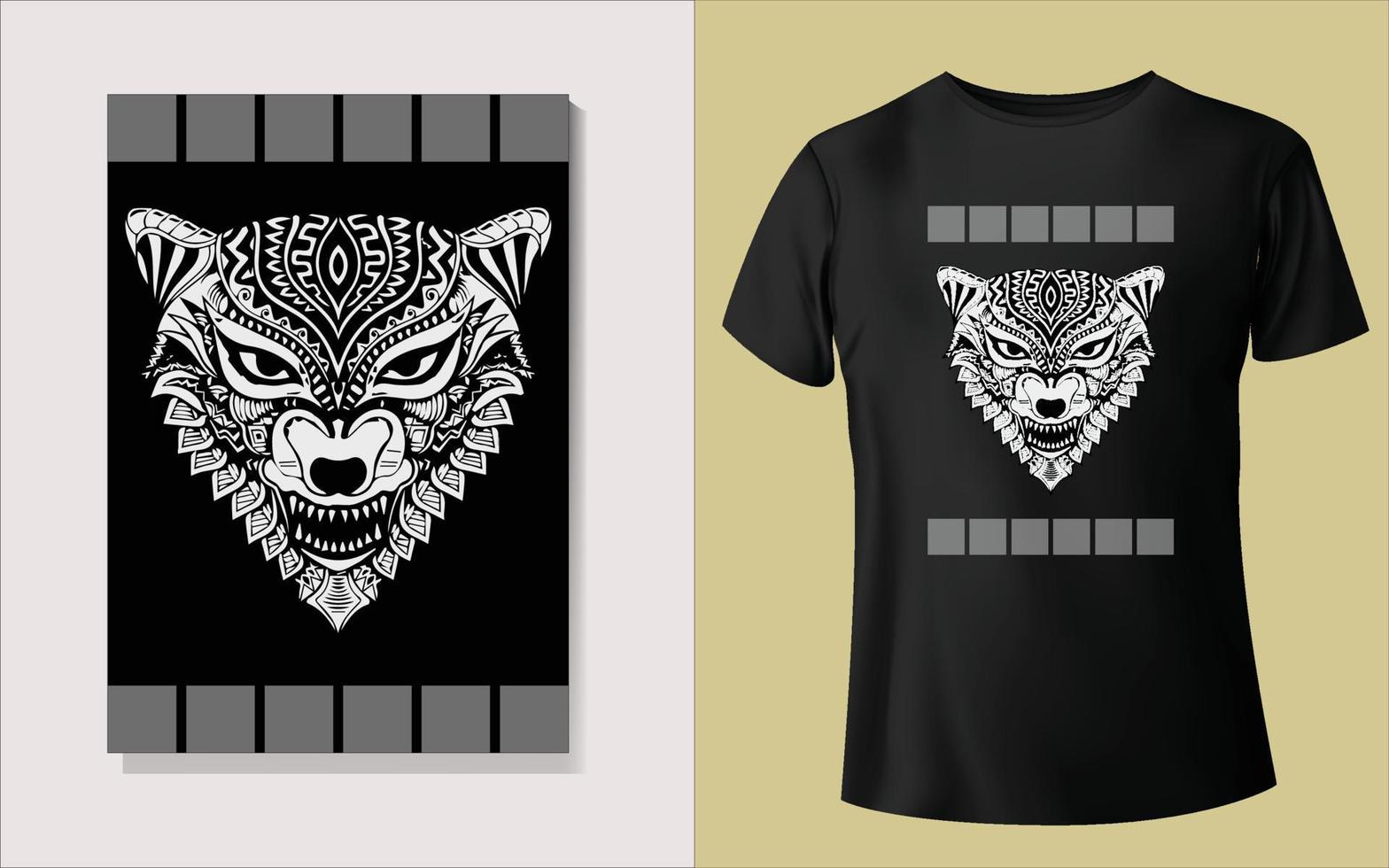 Black tee shirt design vector
