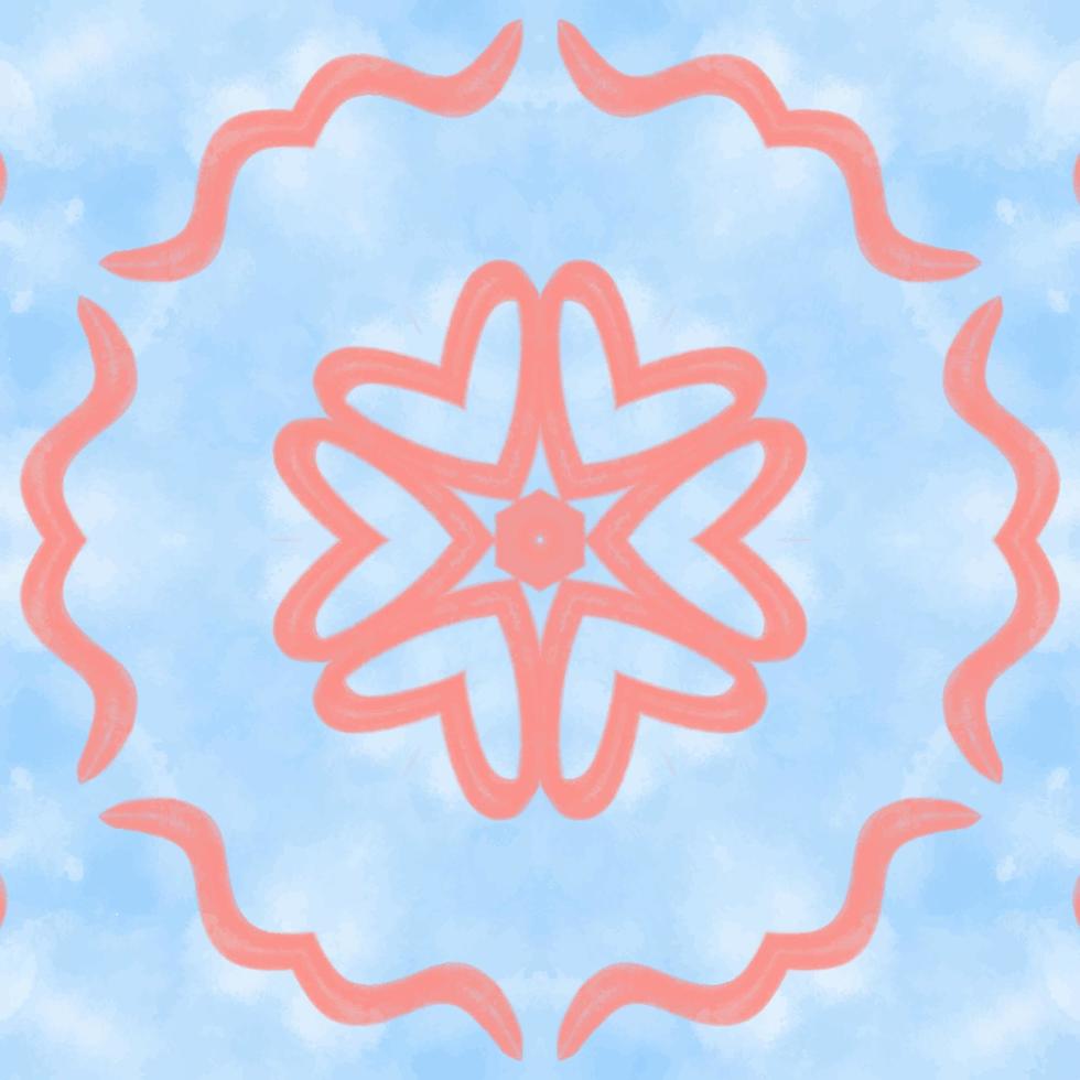 Abstract kaleidoscope background. Beautiful kaleidoscope seamless pattern. Multicolor mosaic texture. Seamless kaleidoscope texture. Unique kaleidoscope design vector