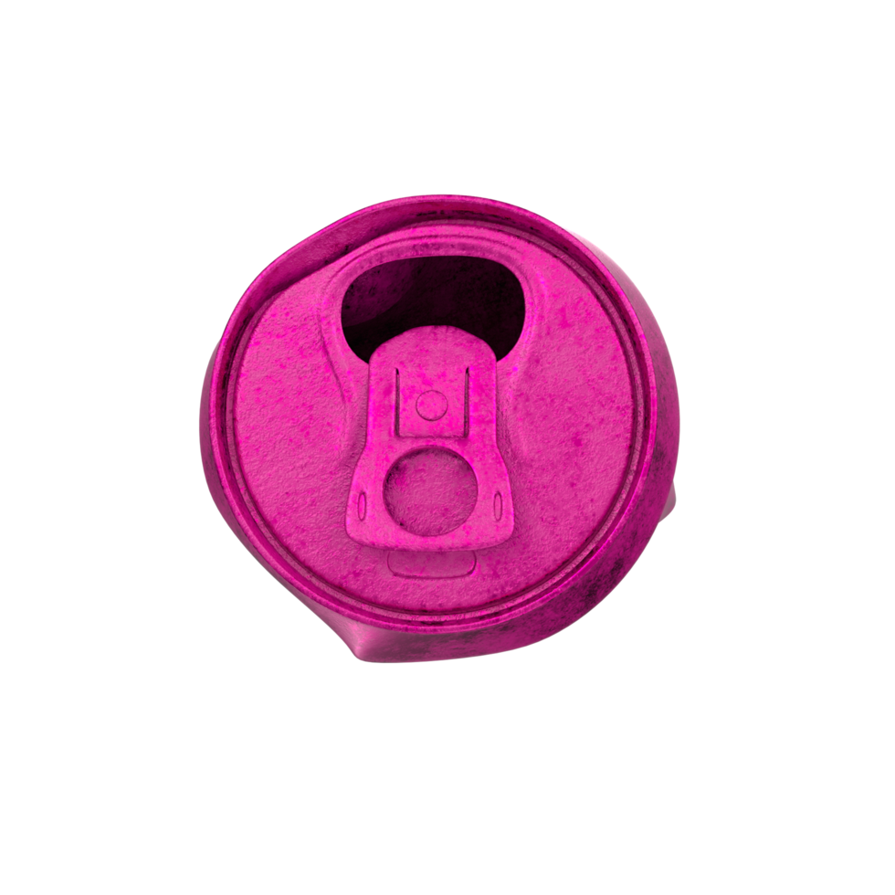 Tin can isolated on transparent png