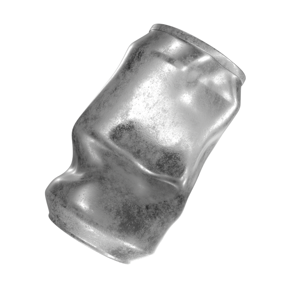 Tin can isolated on transparent png