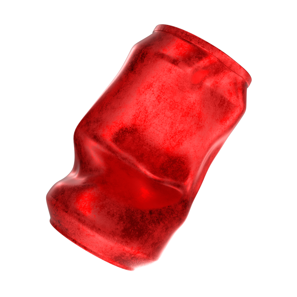 Tin can isolated on transparent png