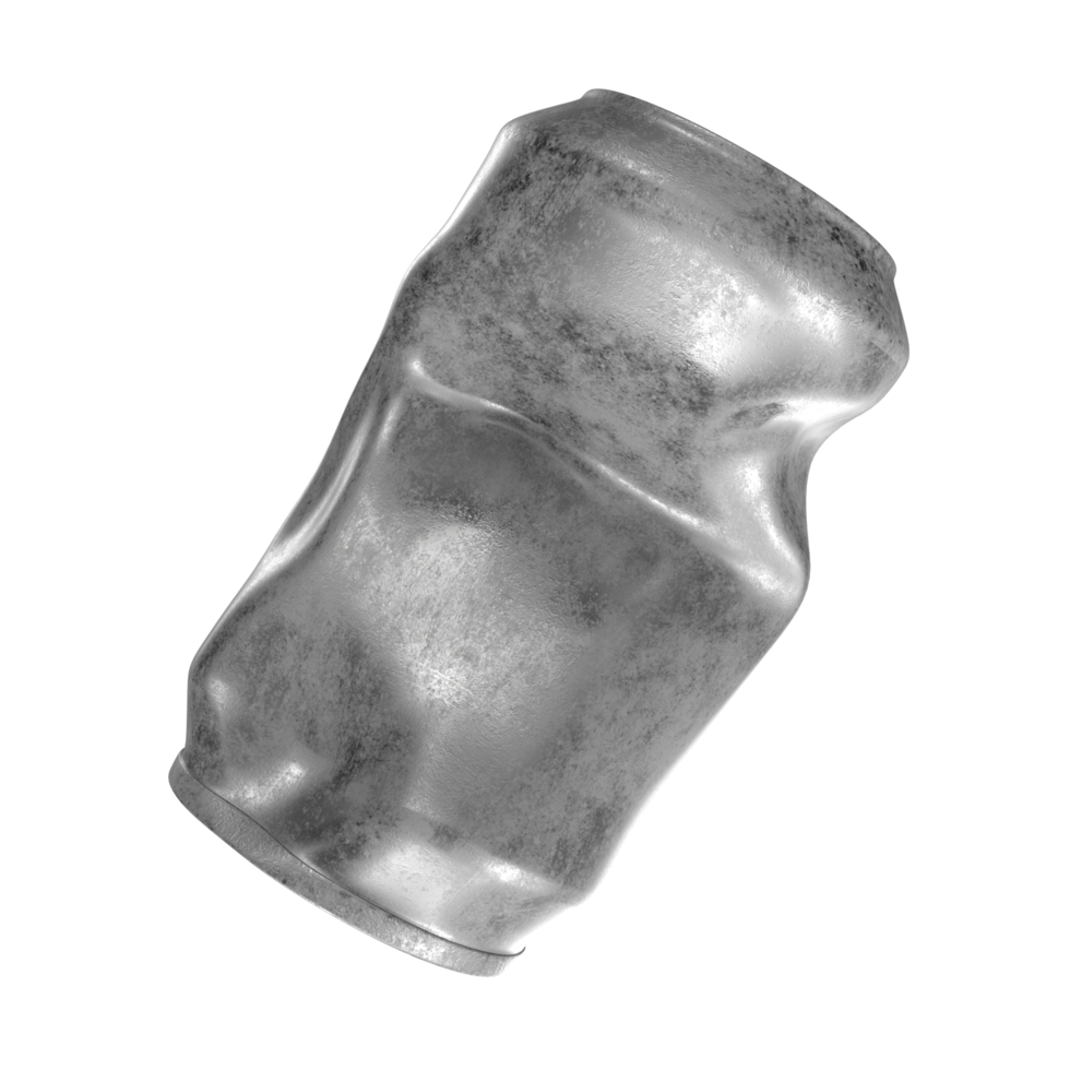 Tin can isolated on transparent png
