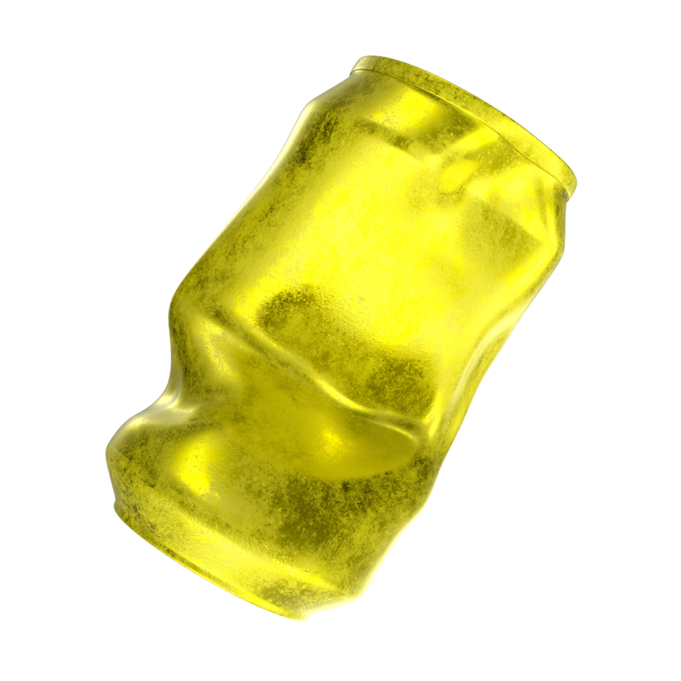 Tin can isolated on transparent png