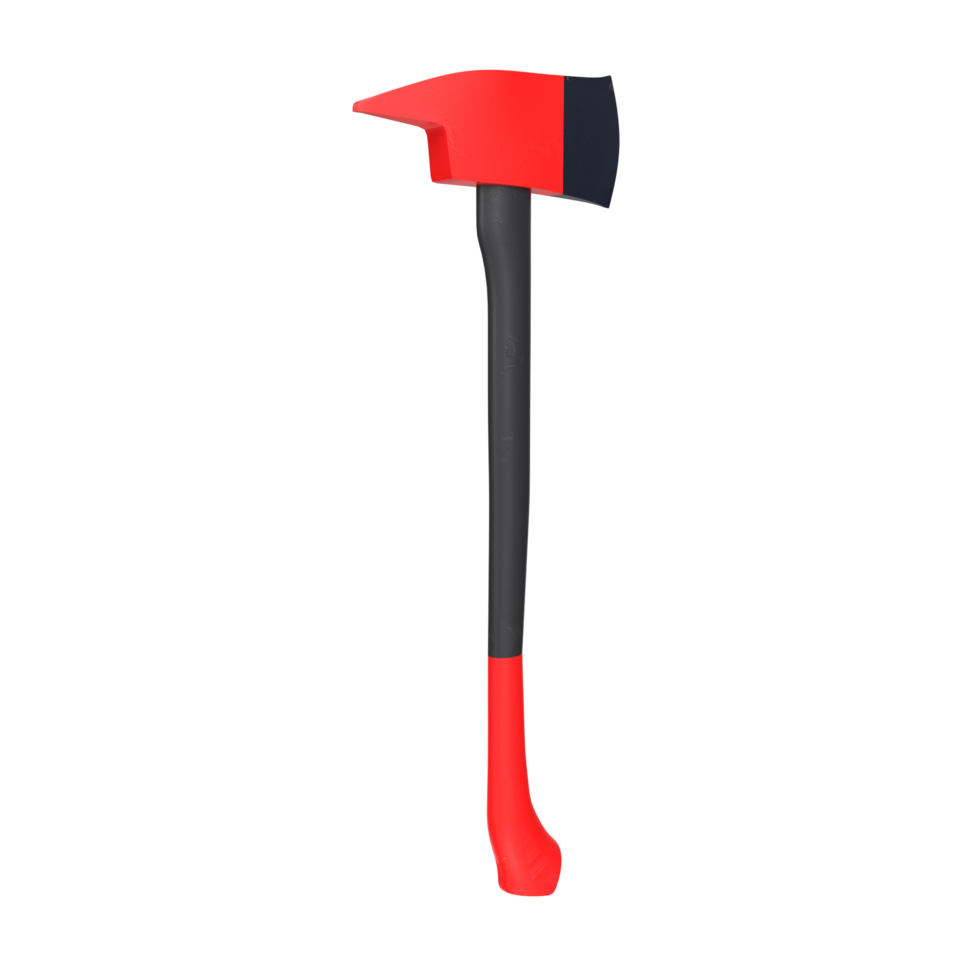 Fire axe isolated on transparent png