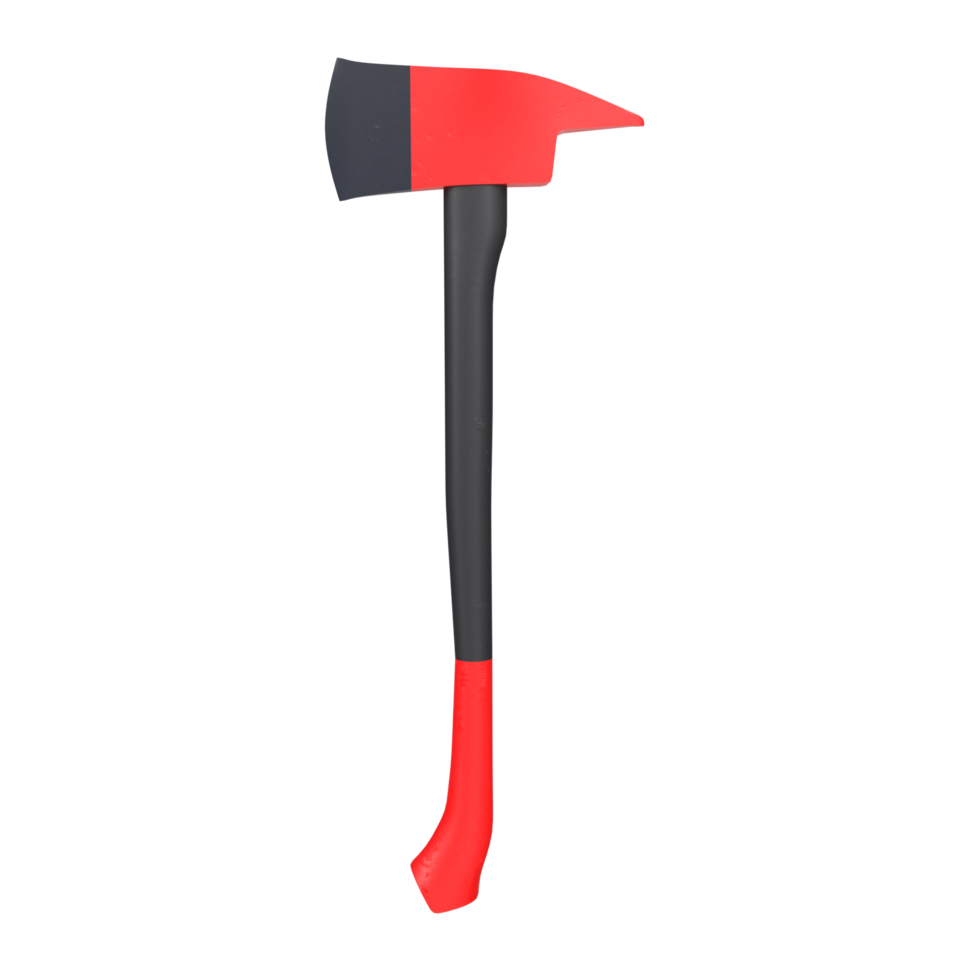 Fire axe isolated on transparent png