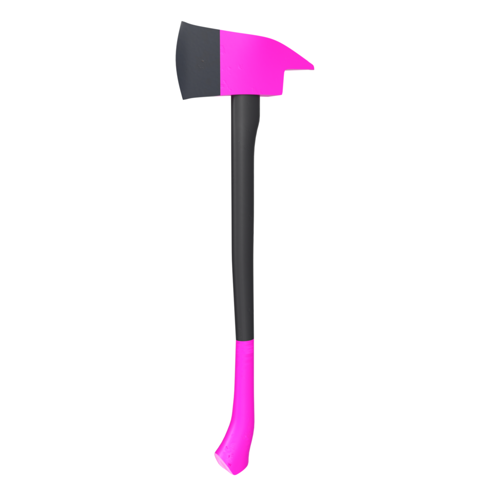 Fire axe isolated on transparent png