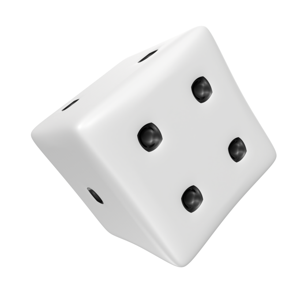 Dice isolated on transparent png