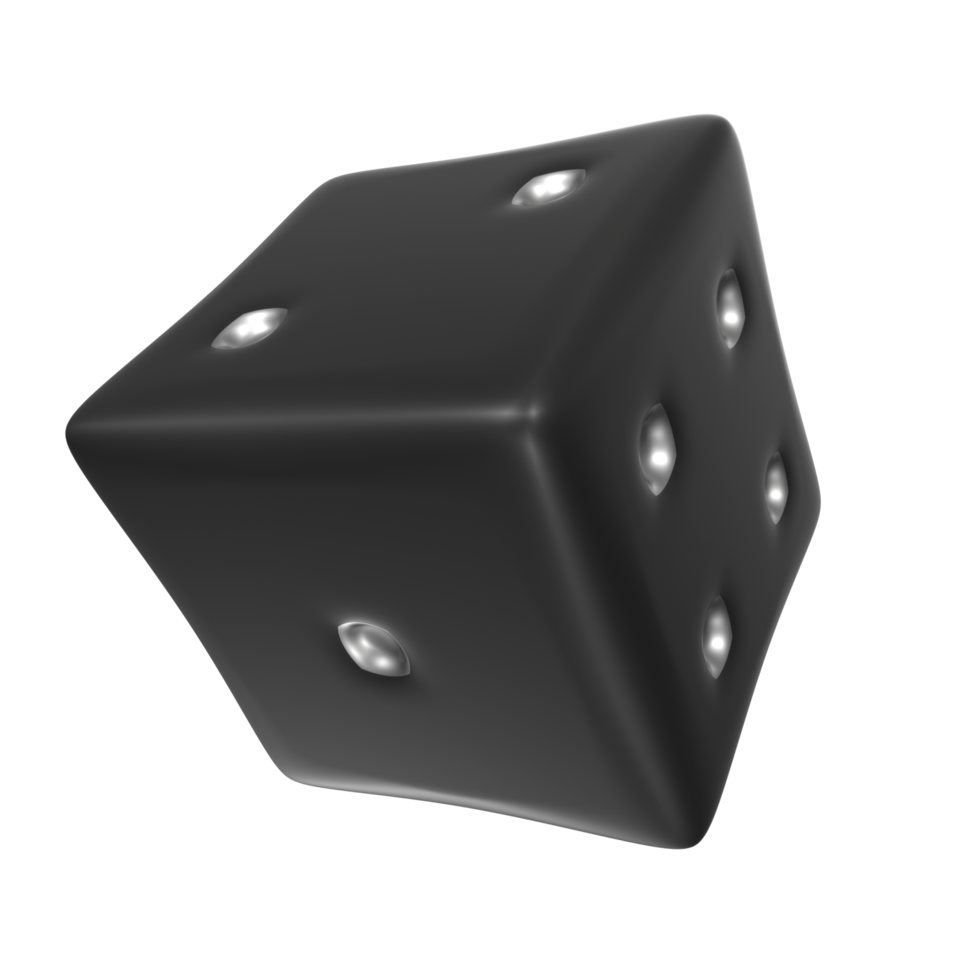 Dice isolated on transparent png