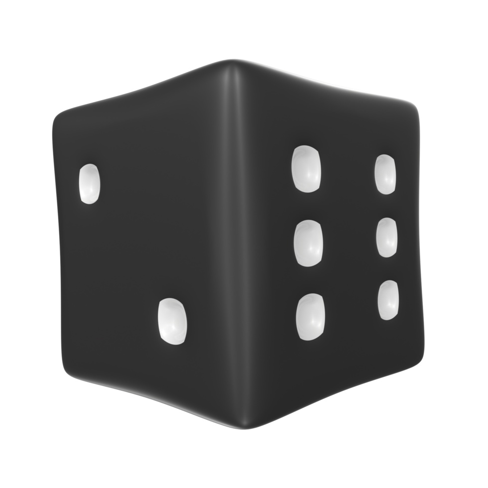 Dice isolated on transparent png