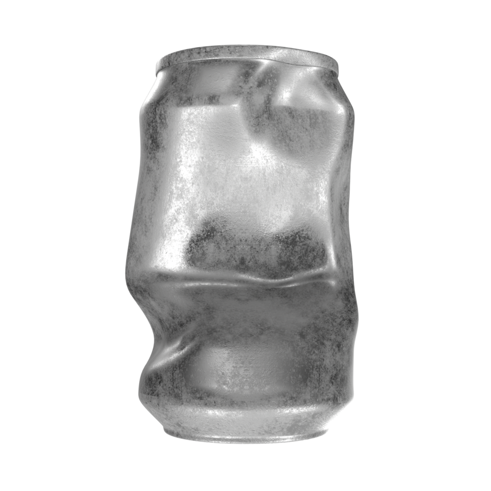 Tin can isolated on transparent png