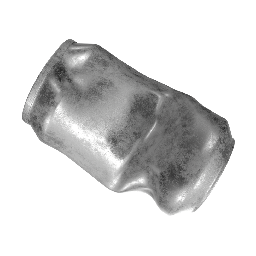 Tin can isolated on transparent png