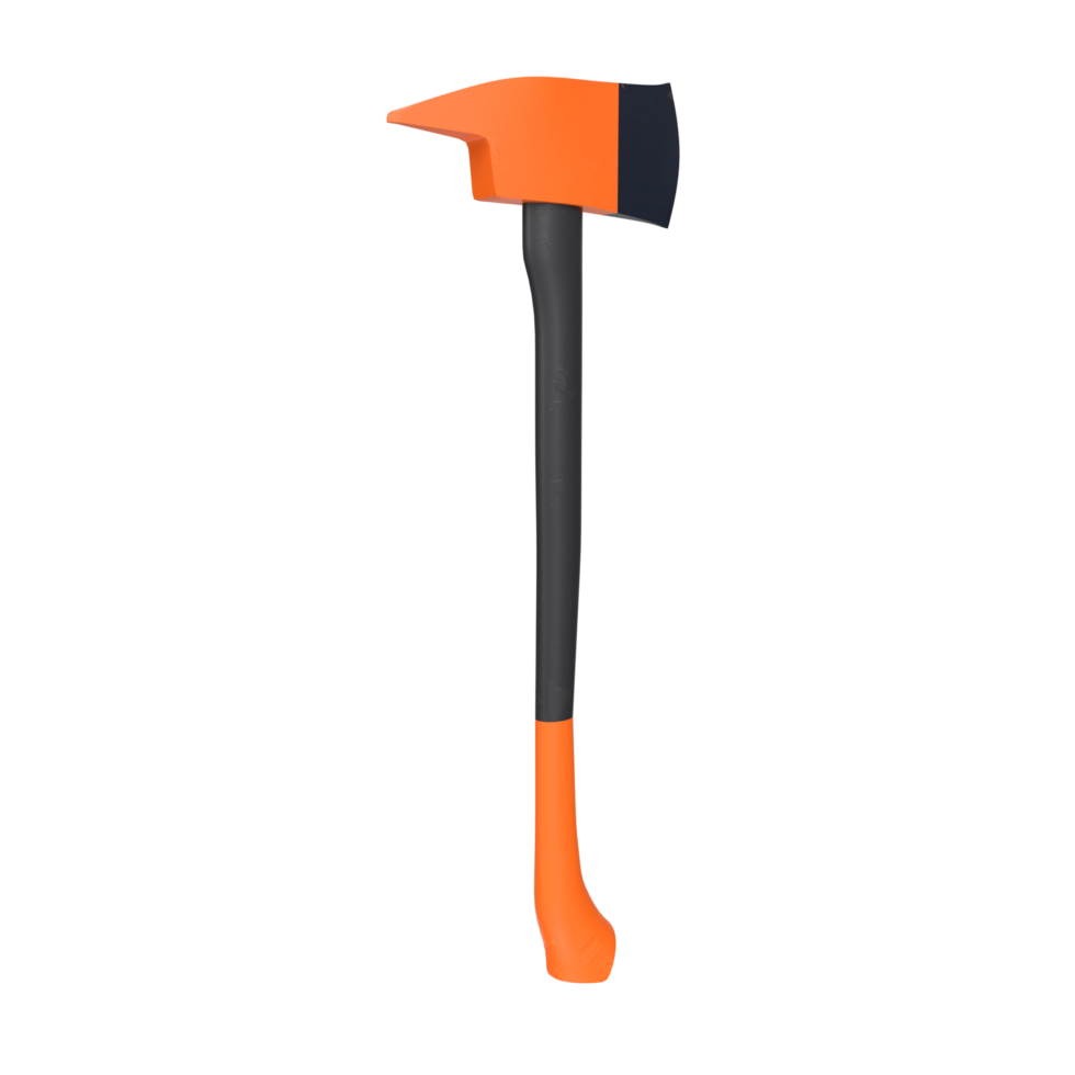 Fire axe isolated on transparent png