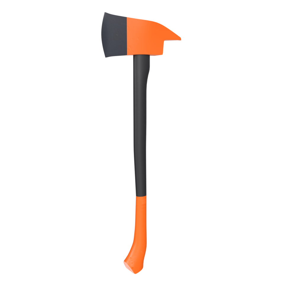 Fire axe isolated on transparent png