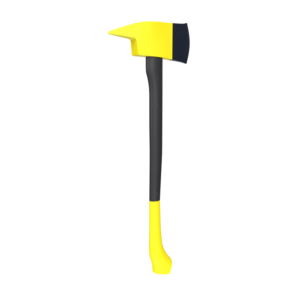 Fire axe isolated on transparent png