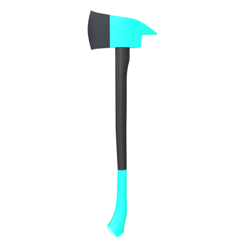 Fire axe isolated on transparent png