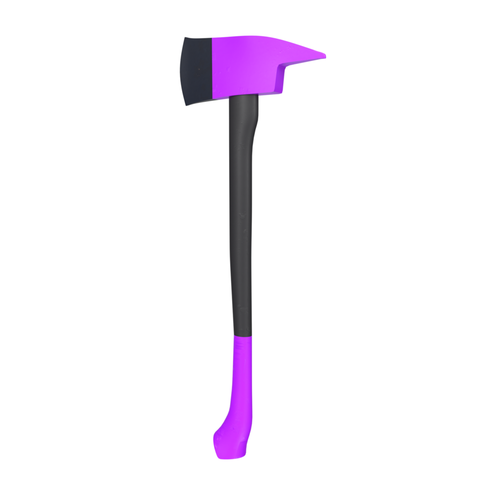 Fire axe isolated on transparent png