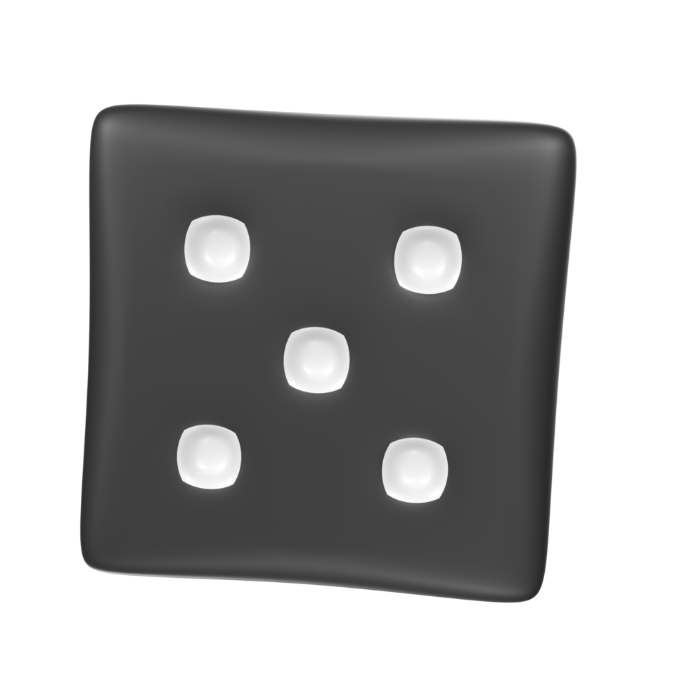 Dice isolated on transparent png