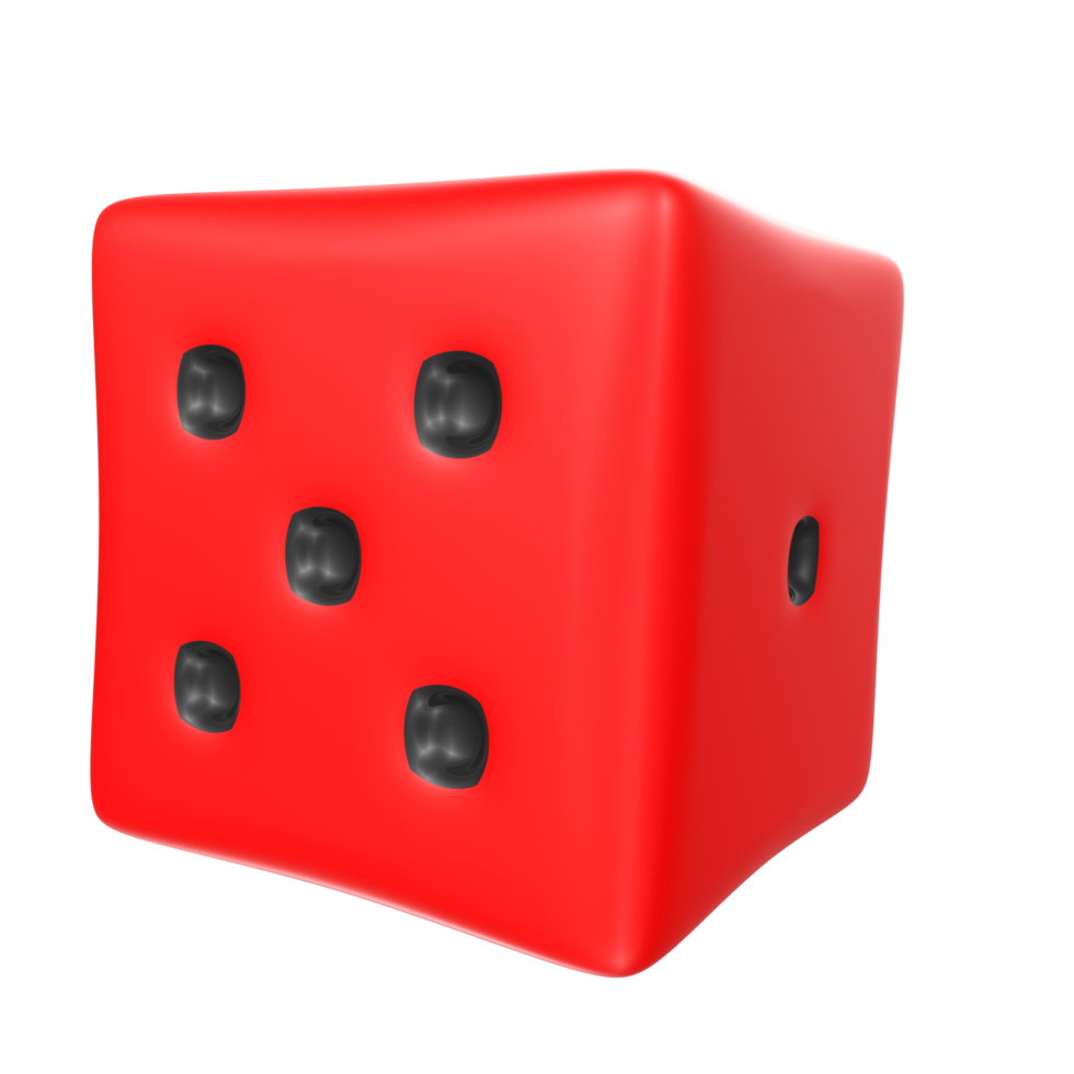 Dice isolated on transparent png