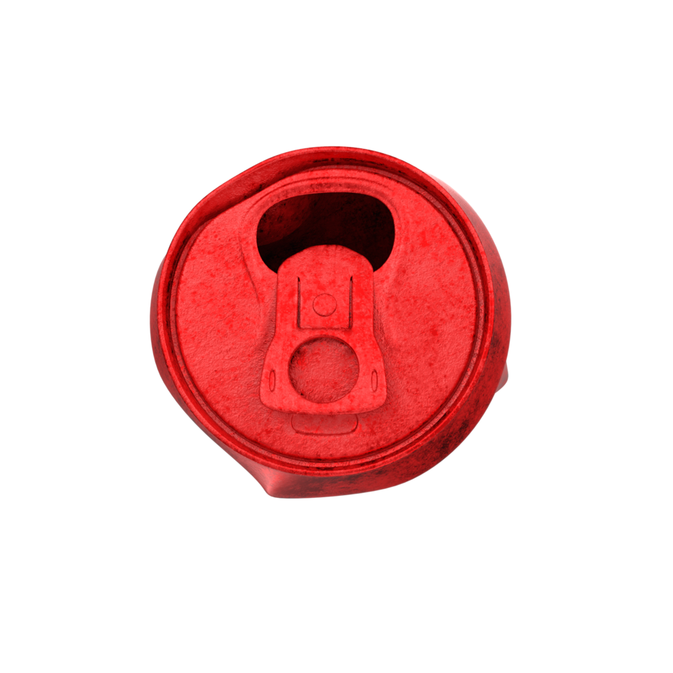 Tin can isolated on transparent png