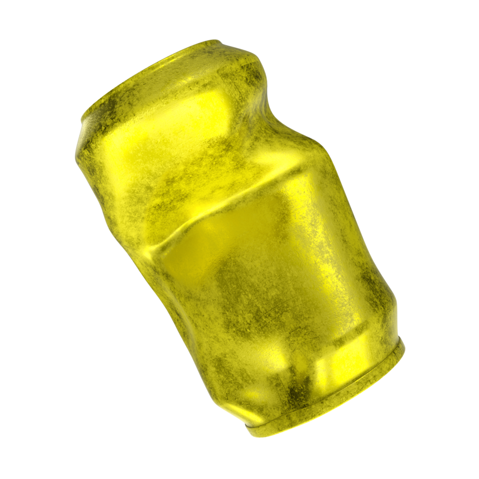 Tin can isolated on transparent png