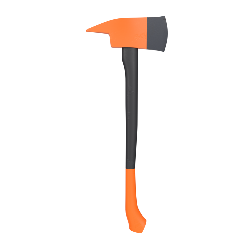 Fire axe isolated on transparent png