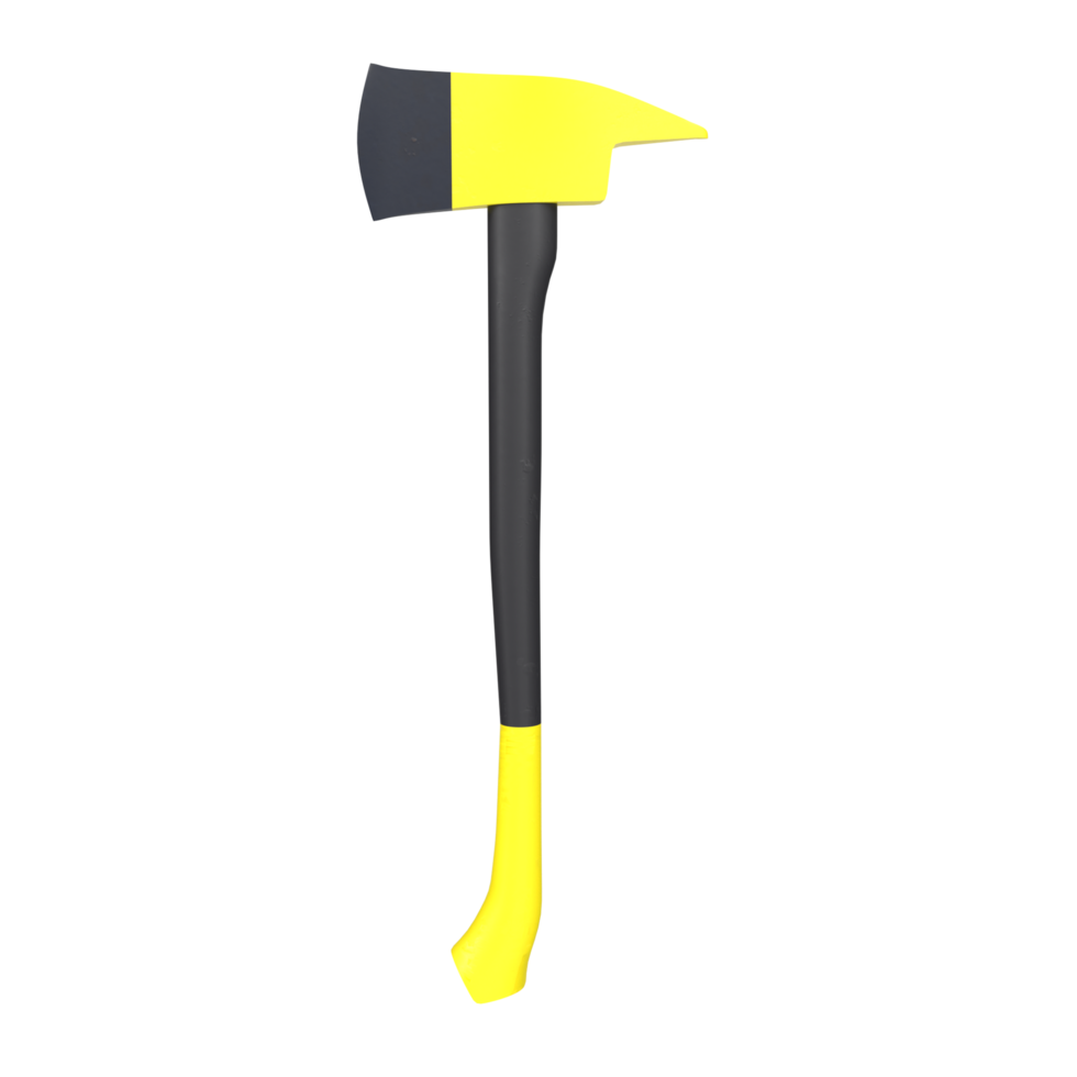 Fire axe isolated on transparent png
