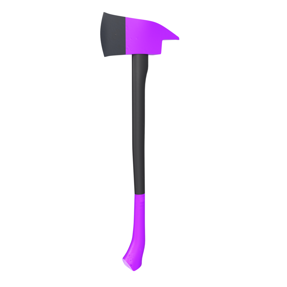 Fire axe isolated on transparent png