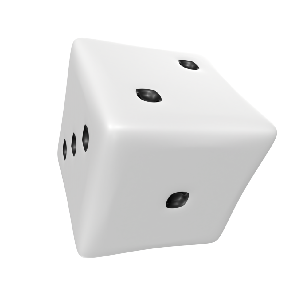 Dice isolated on transparent png