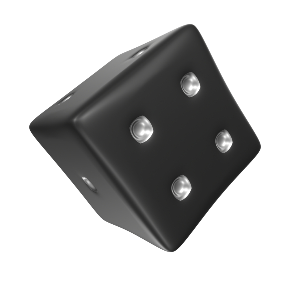 Dice isolated on transparent png
