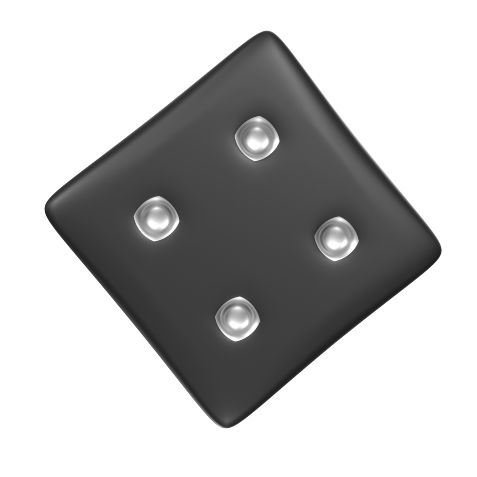 Dice isolated on transparent png