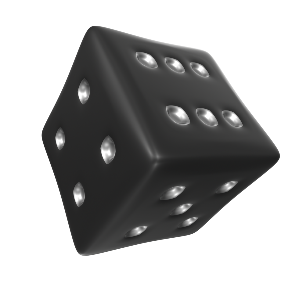 Dice isolated on transparent png