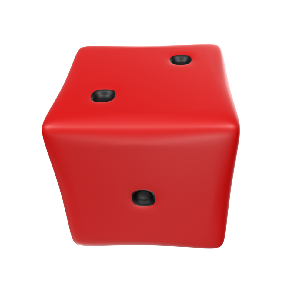 Dice isolated on transparent png