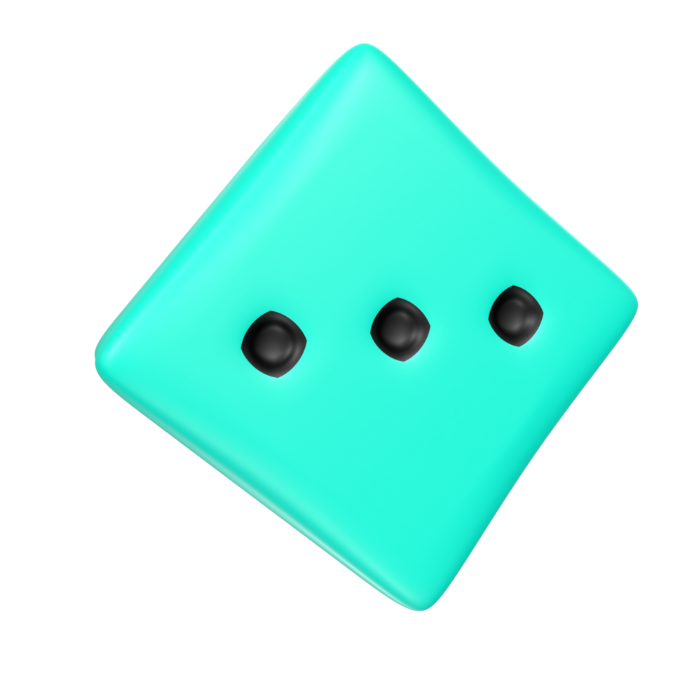 Dice isolated on transparent png