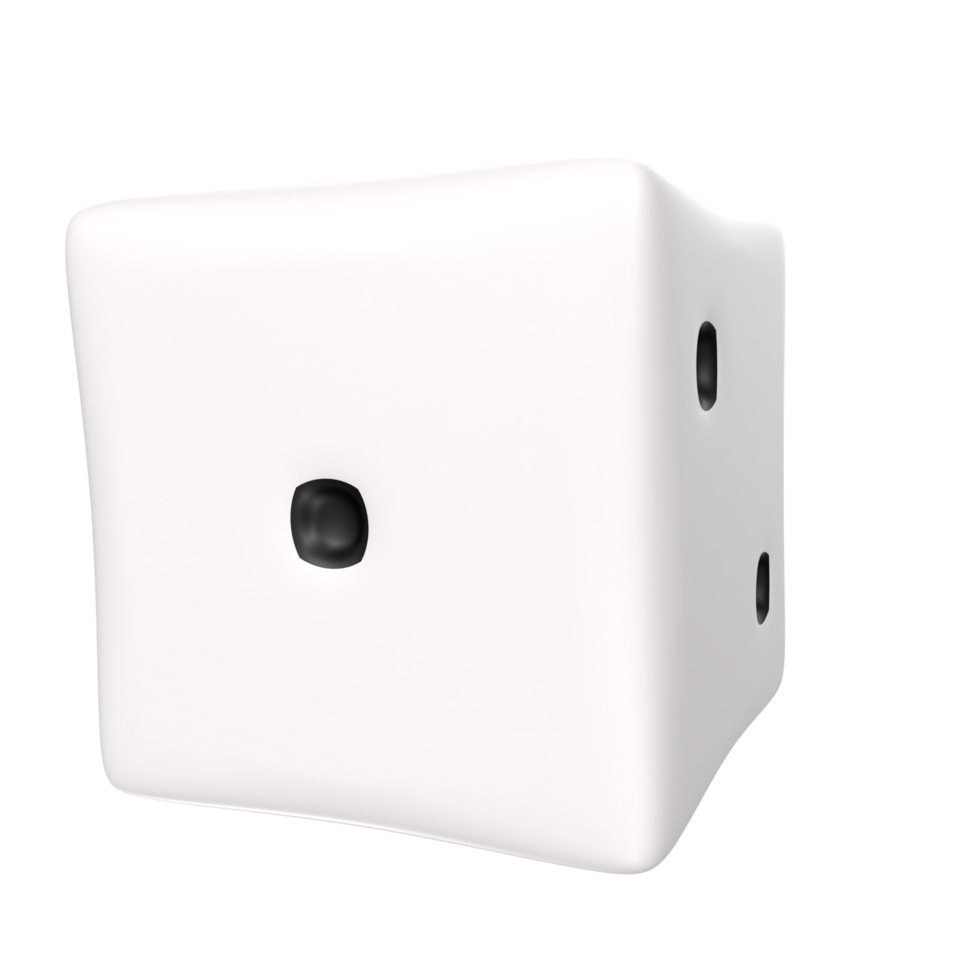 Dice isolated on transparent png