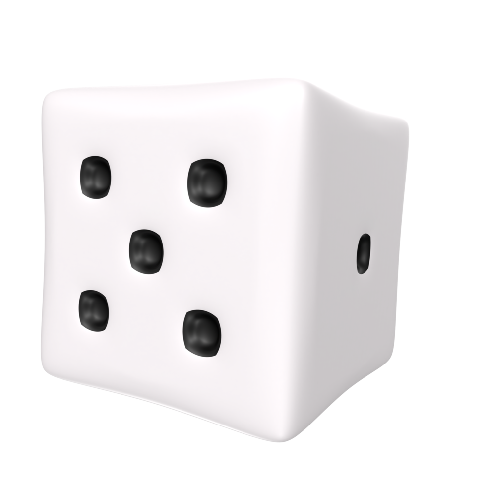 Dice isolated on transparent png