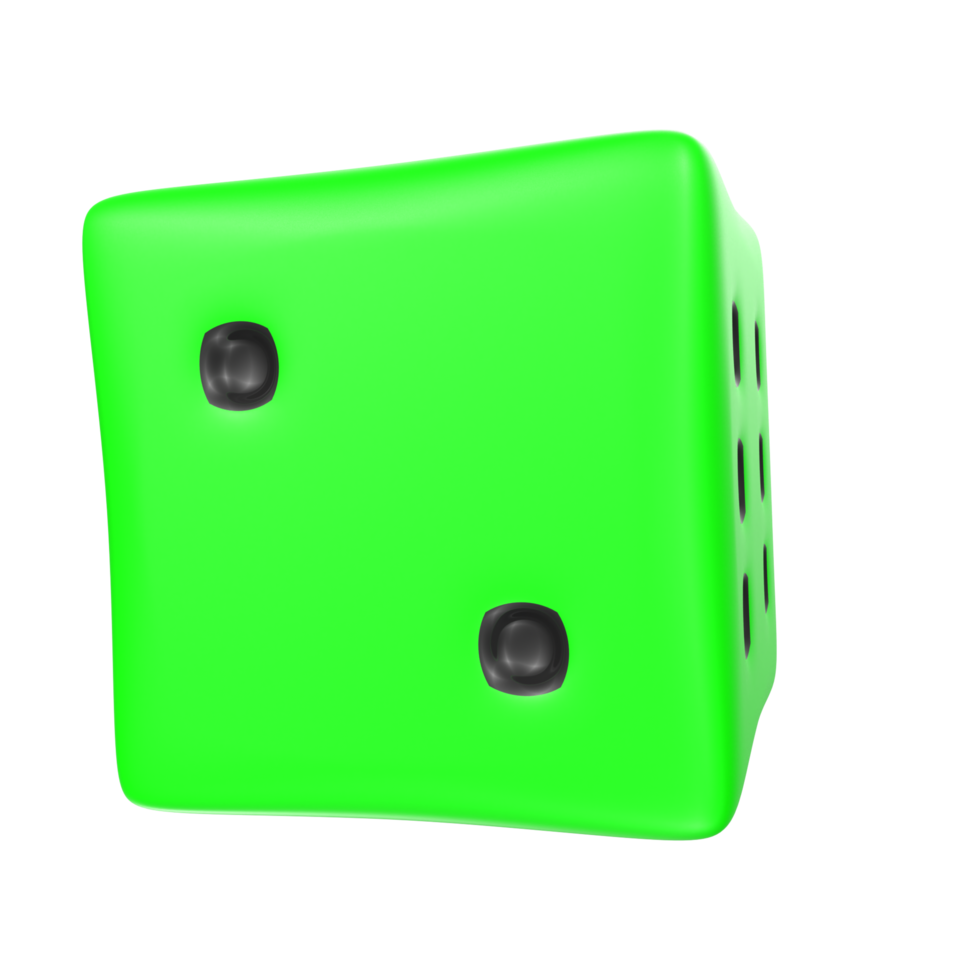 Dice isolated on transparent png