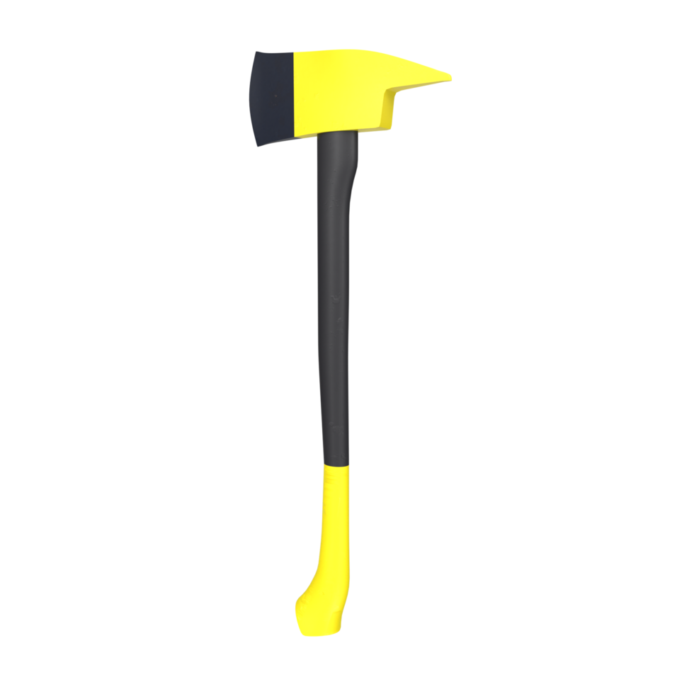 Fire axe isolated on transparent png